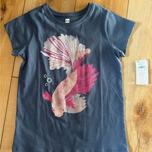 Tea Collection Kids Graphic Fish T-Shirt - Size 7